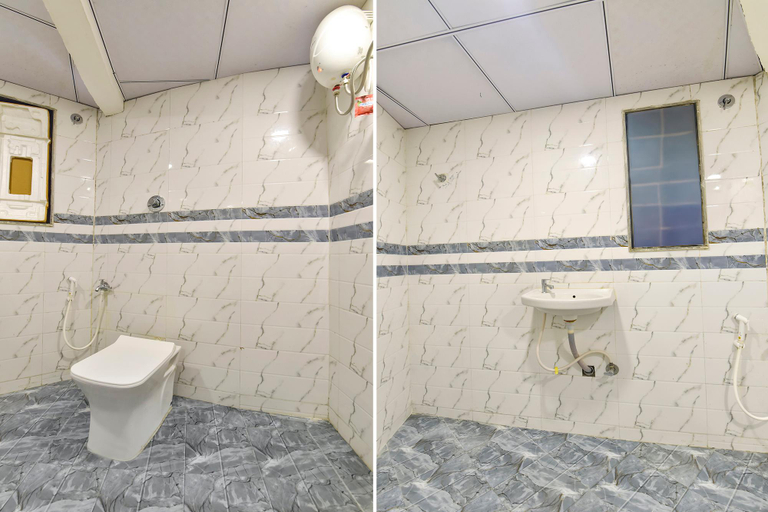 Bathroom 4, FabHotel The Gagan Palace, Gandhinagar