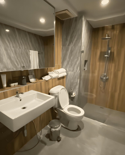 Bathroom, The Peem Hotel, Ban Na