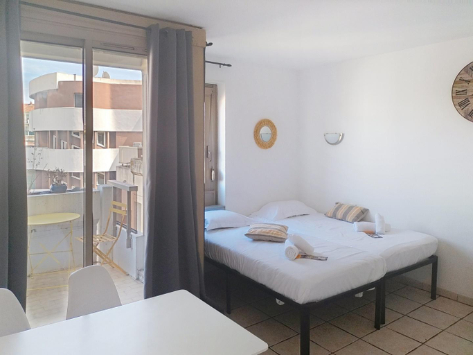 Bedroom, Résidence Graziella Studio 602, Alpes-Maritimes