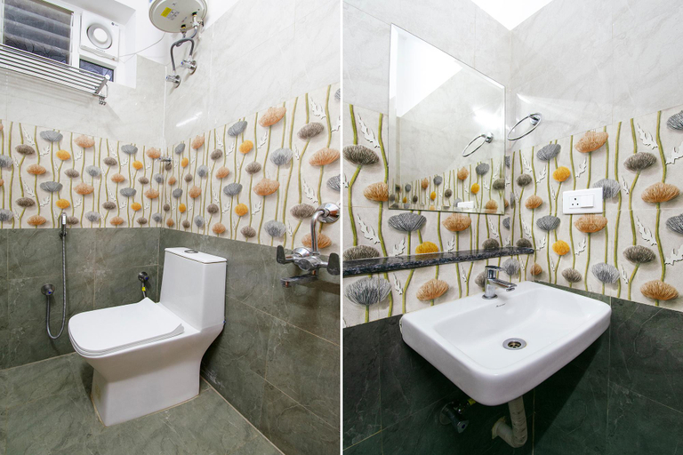 Bathroom, FabHotel Prime Cozy - Nr Yashoda Hospital, Hitech City, Hyderabad