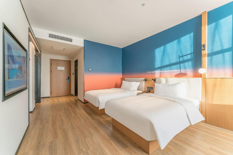 Bedroom 2, Nihao Hotel Qingdao Chengyang Baolong Plaza, Qingdao