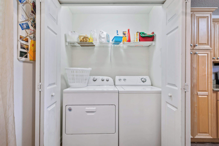 Laundry, Beachfront Bliss: St. Augustine 2BD Luxury, Saint Johns