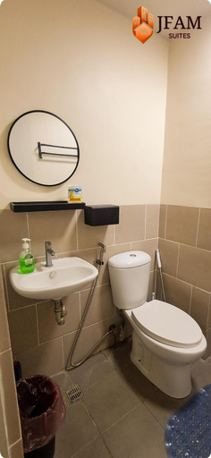 Bathroom 4, JFam Suites - Studio and 1Bedroom Units!, Biñan