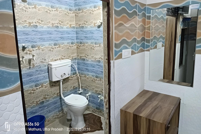 Bathroom, Hotel Raghav Guest House Mathura, Mathura