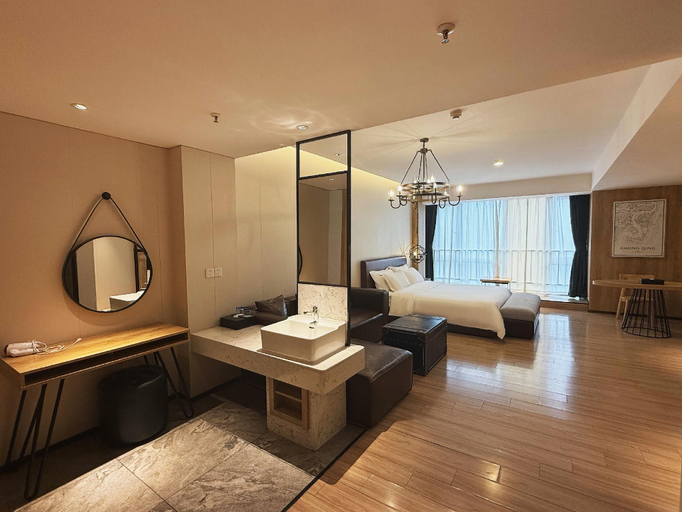 Bathroom 4, Haitang Misty Rain Hot Spring Holiday Hotel Chongqing, Chongqing