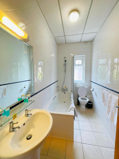 Bathroom 4, Westone Manor Hotel, Northamptonshire