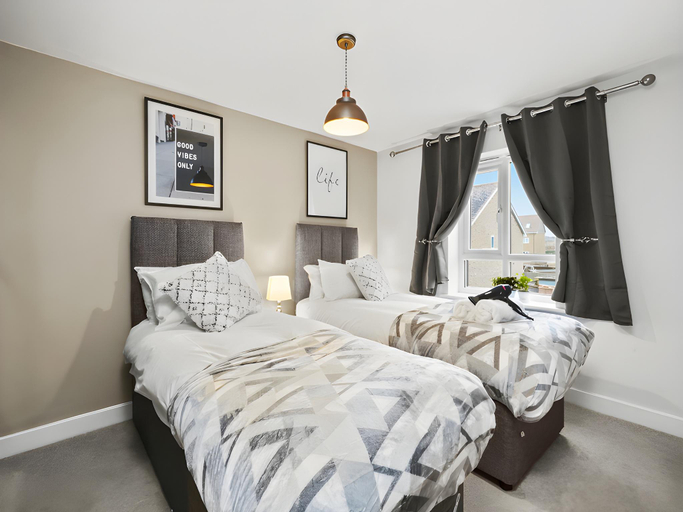 Bedroom 2, Prince Rupert House by Yoko Property, Buckinghamshire