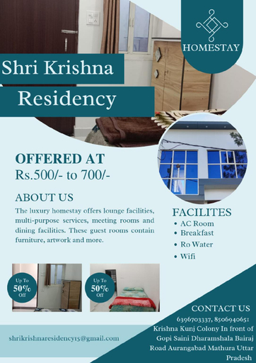 4, Shri Krishna Residency , Mathura