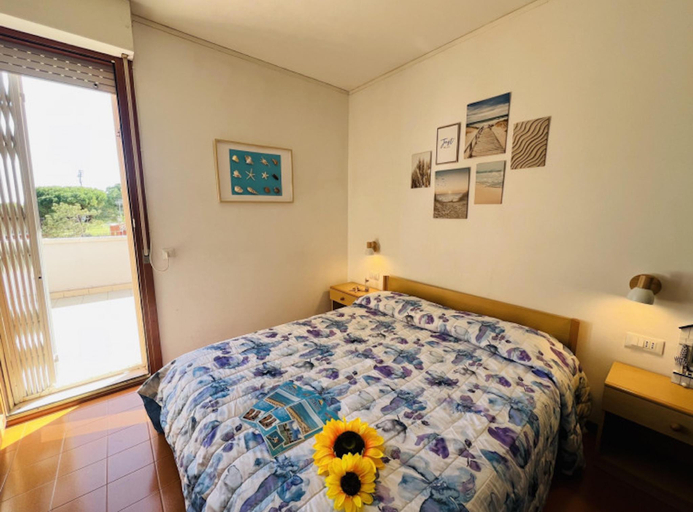 Bedroom 2, Flat with terrace overlooking the pool, Venezia