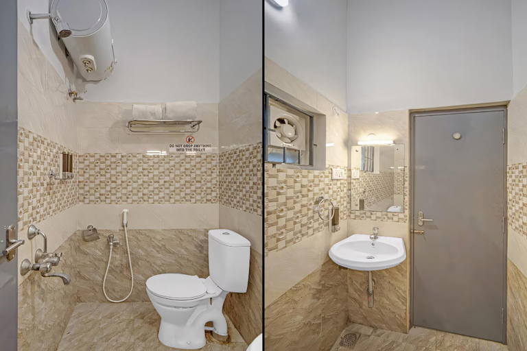 Bathroom 2, Open Hotel by Olive - Sadha Siva Airport Road, Chennai, Kancheepuram