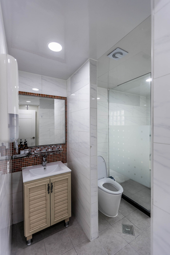 Bathroom 4, Monaco Pool Pension, Seogwipo