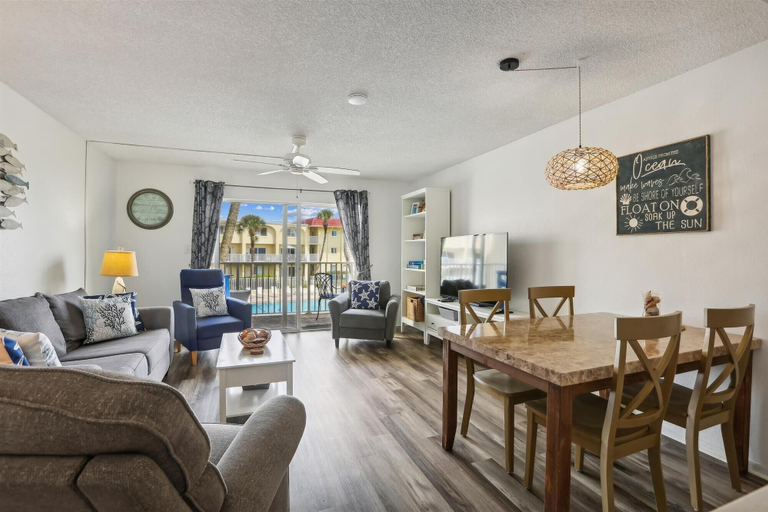 Living area 3, Beachfront Epic Ocean Views Sleeps 6 New Rental, Saint Johns