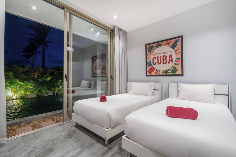 Room 4, Miami Design Pool Villa 3BR - Villa Piel, Pulau Phuket