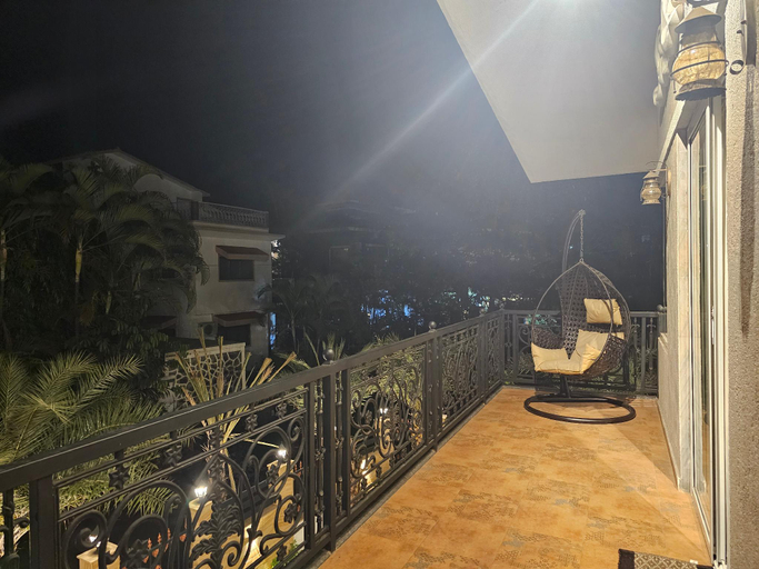 Balcony/terrace, The Royal Chalet | Serene Luxury & Private Pool, Pune