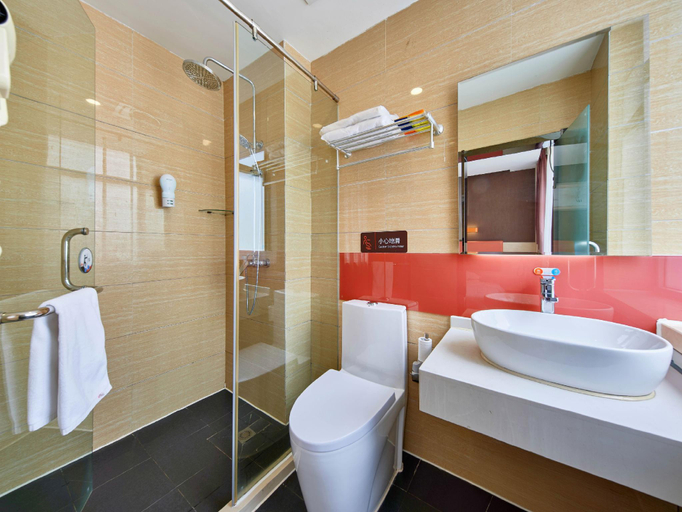 Bathroom 4, 7 Days Premium Qinhuangdao Taiyangcheng Sidaoqiao, Qinhuangdao