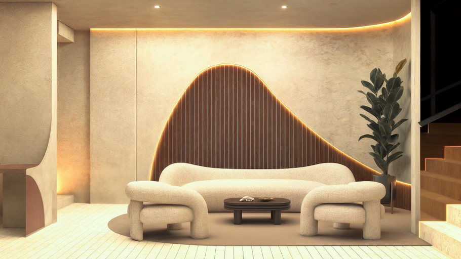 Reception 3, Casa Tasman, Mexico City