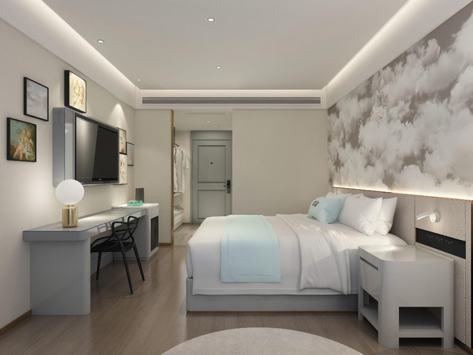 Bedroom 2, LANOU Hotel Xintao Taipei Impression, Xiantao