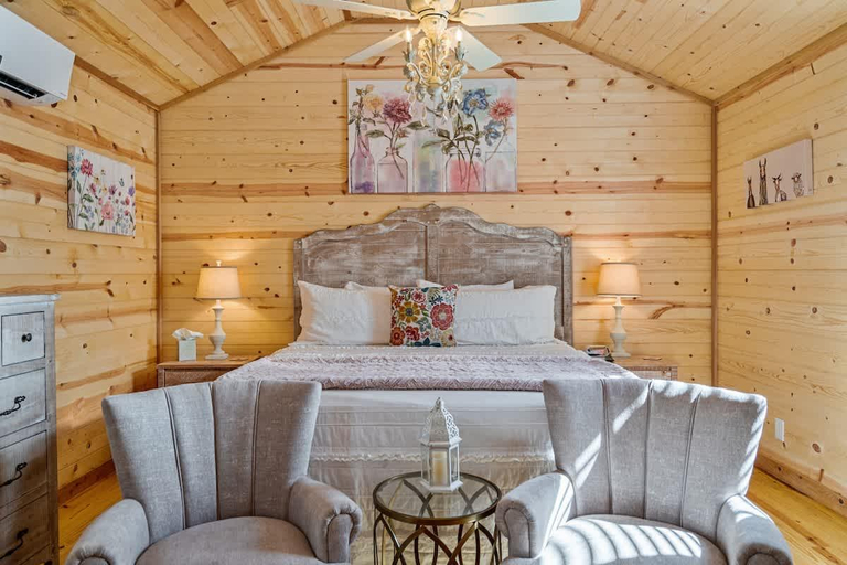 Bedroom 3, Fancy Cabin Right on Main St!, Gillespie