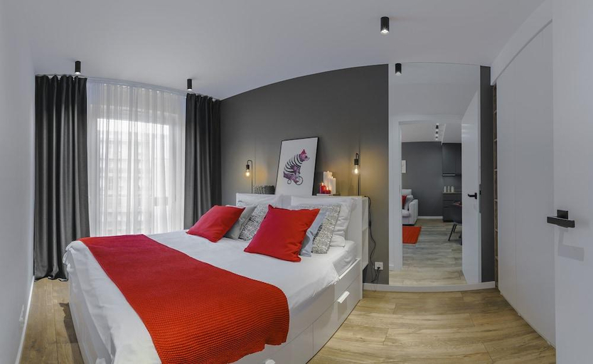Bedroom 2, NOVA 99 Poznan Old Town & Parking, Poznań City