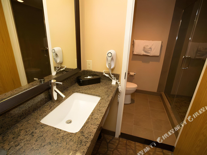 Bathroom 3, Airtel Plaza Hotel and Conference Center, Los Angeles