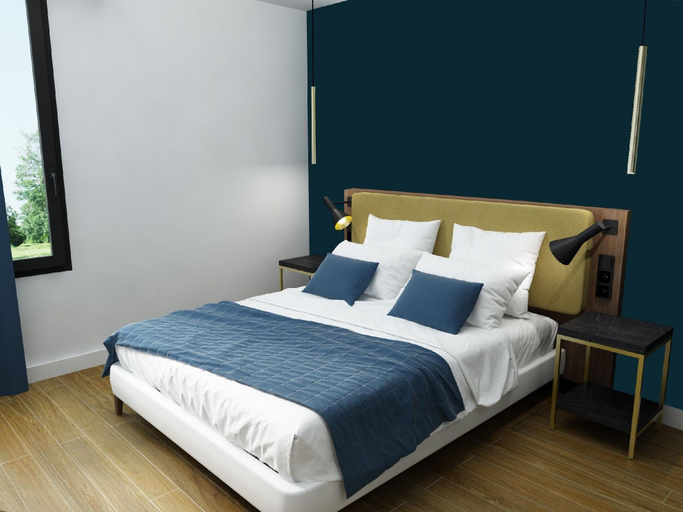 Bedroom 3, KYRIAD TOURS SUD - Ballan Mire, Indre-et-Loire