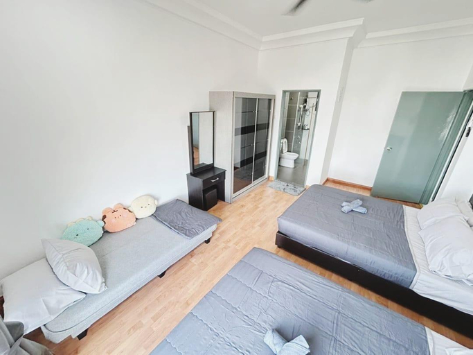 Bedroom 4, PLATINO Kids Friendly, 3BR Family Suite, Next to Paradigm Mall Escape JB, Johor Bahru
