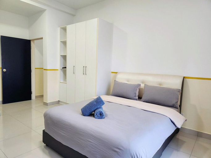 Bedroom 3, Twin Galaxy Residences in JB Town by JB Short Stay, Johor Bahru