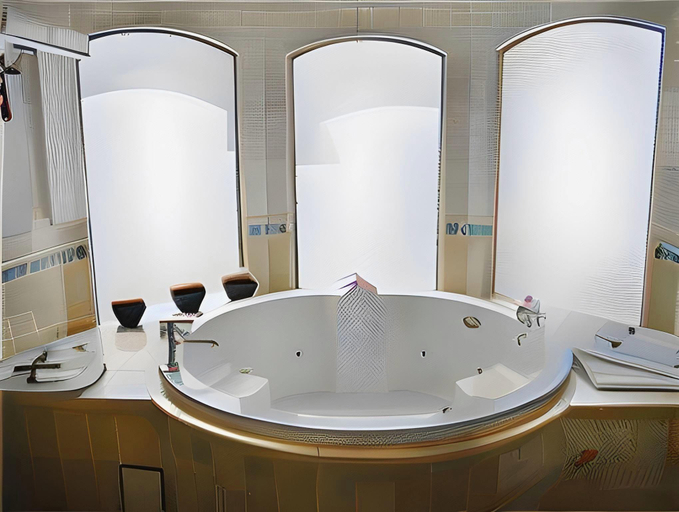 Bathroom 4, Plaza Camelinas Hotel, Querétaro
