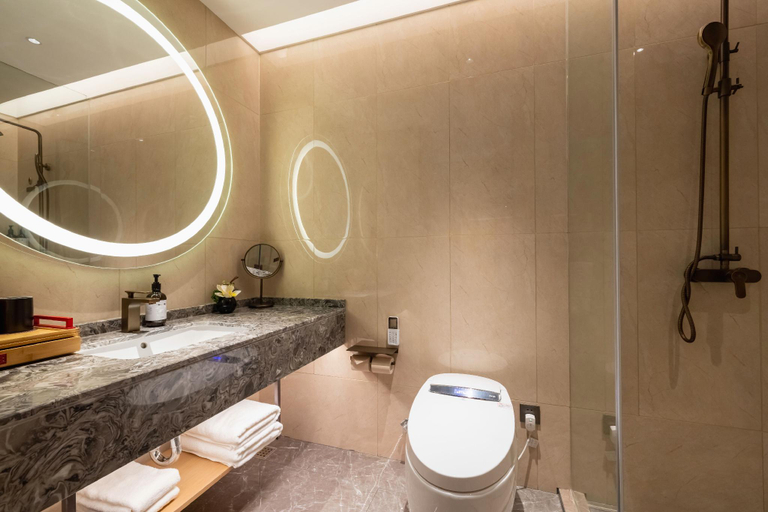 Bathroom 3, Echeng Hotel Taiyuan Ancient Town Jinci Scenic Area, Taiyuan