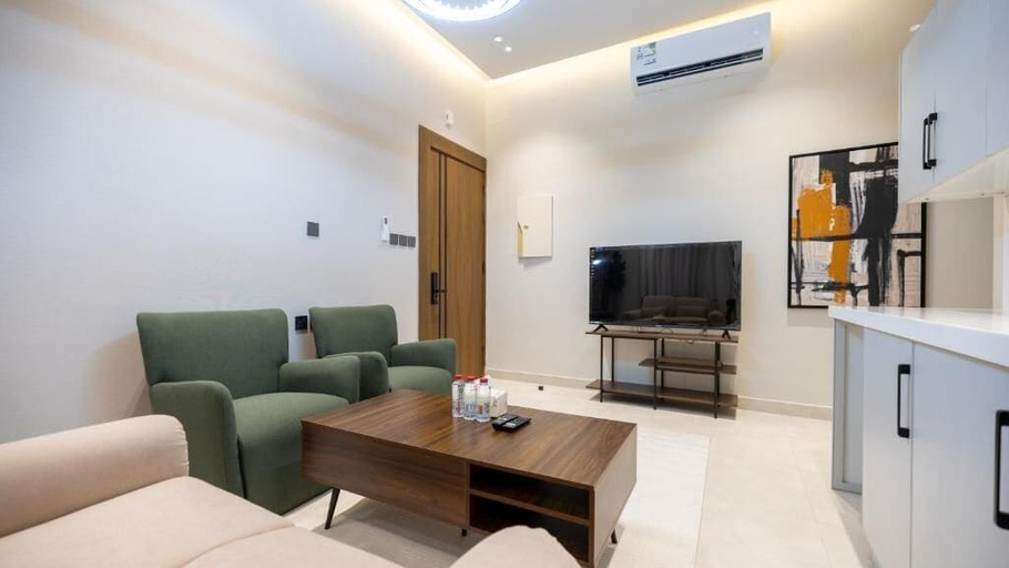Living area 3, Super Luxury two Bedroom Al Narjis, Riyadh