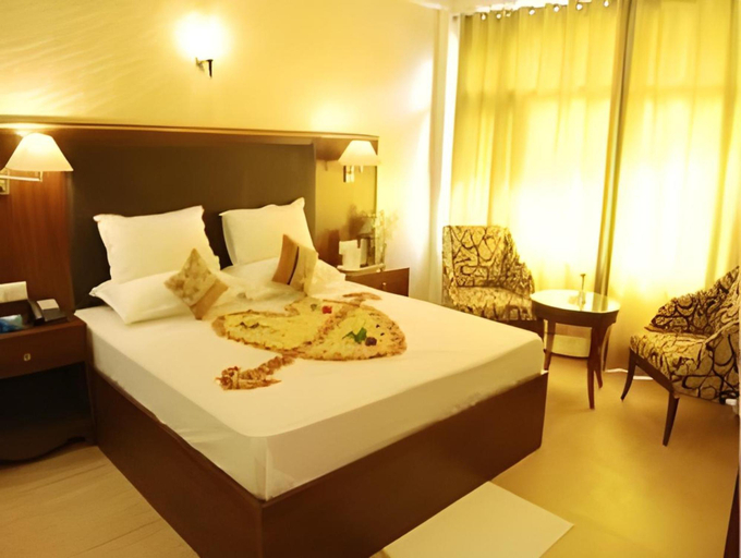 Bedroom, Sandhya Hot Spring Health Care, Mandi