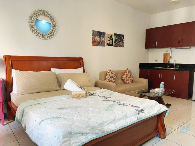 Bedroom 2, Malate Bayview Mansion studio apartment w/ washing, balcony, Manila City
