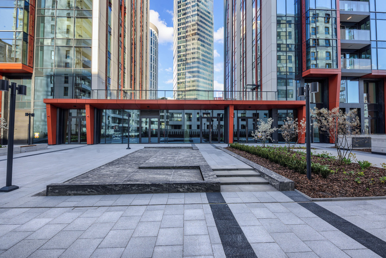 Property grounds, Towarowa Towers Residences, Warsaw