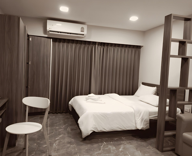 Bedroom 2, Rangsit Residence & Hotel by HOTEL DD, Thanyaburi