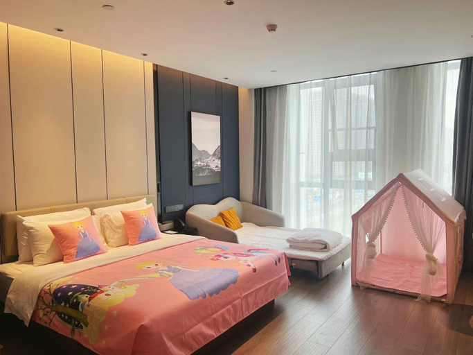 Bedroom 2, Atour Hotel Lianyungang Wanda Plaza, Lianyungang