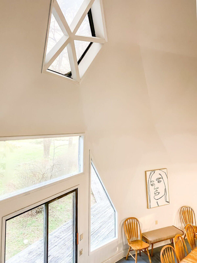 Interior 4, Bell Circle Eccentric Geodesic Dome-home, Madison