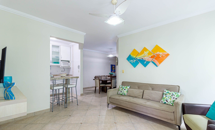 Living area 2, Apart w Barbecue Grill 180m From the Beach Cgb0035, Ubatuba