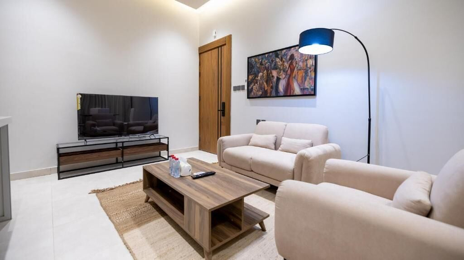 Living area 5, Super Luxury two Bedroom Al Narjis, Riyadh