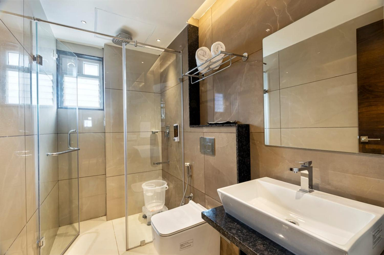 Bathroom 3, Narthaki Boutique Hotel, Bangalore