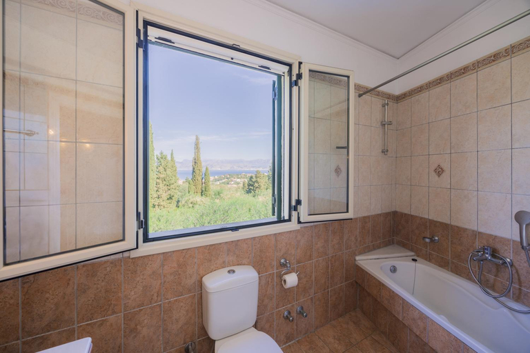 Bathroom 3, Villa Leveque - Kassiopi Sea View - 3 bedrooms, Ionian Islands