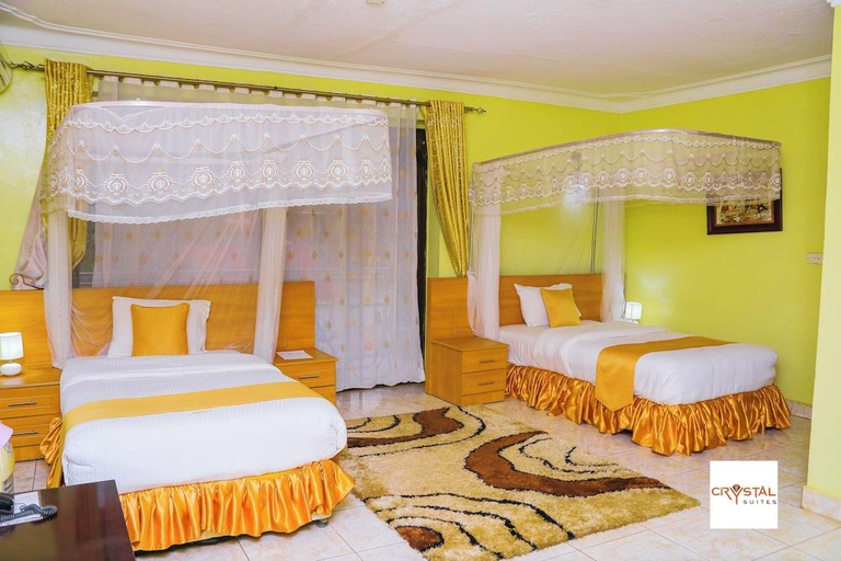 Bedroom 2, Crystal Suites & Apartments, Kampala
