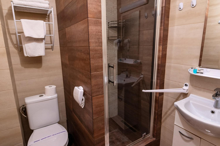 Bathroom 3, Pensiunea Crystal, Rediu