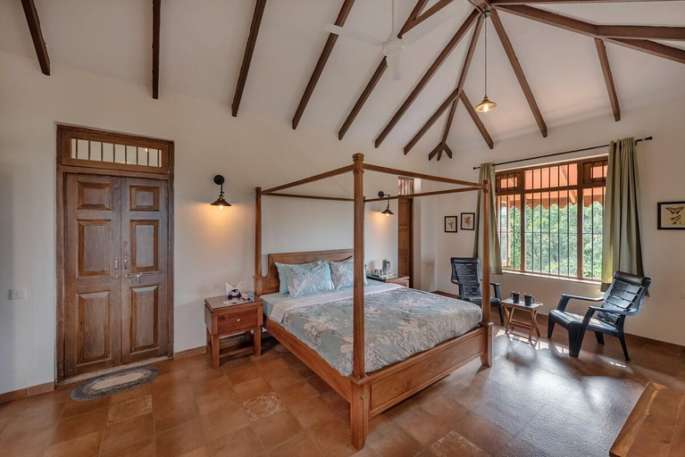 Bedroom 3, SaffronStays Niramay, Pune