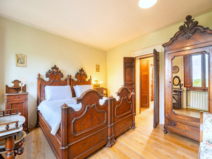 Bedroom 3, Villa in Cortona with  pool, Arezzo