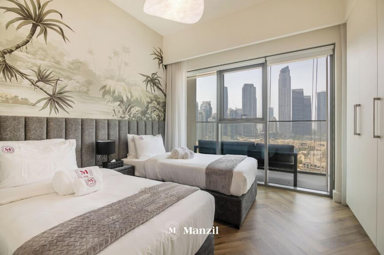 Room 5, Manzil-2BR with full Burj Khalifa View, Dubai