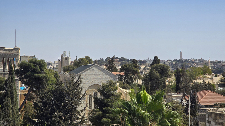 View from property 2, St Thomas Guesthouse - Jerusalem