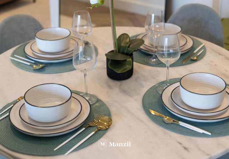 Dining, Manzil-2BR with full Burj Khalifa View, Dubai