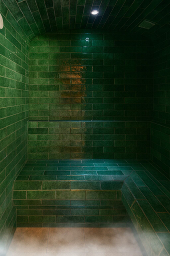 Steam room, L'Écrin, Haute-Savoie