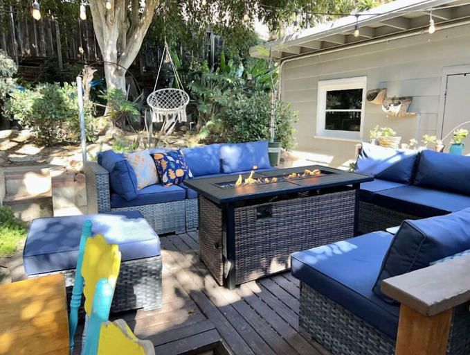 Terrace/patio 4, New Cozy Studio 2 Queen Beds, Kitchen Walk to Water, San Diego