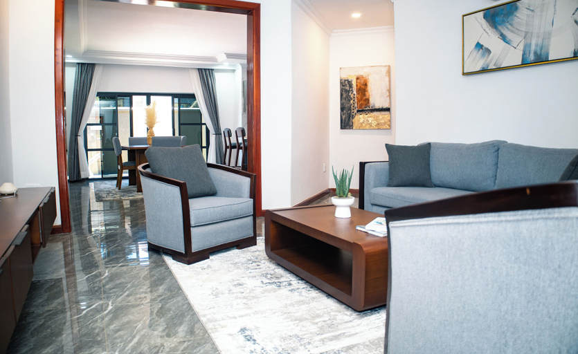 Living area, Makupula Apartments, Lusaka